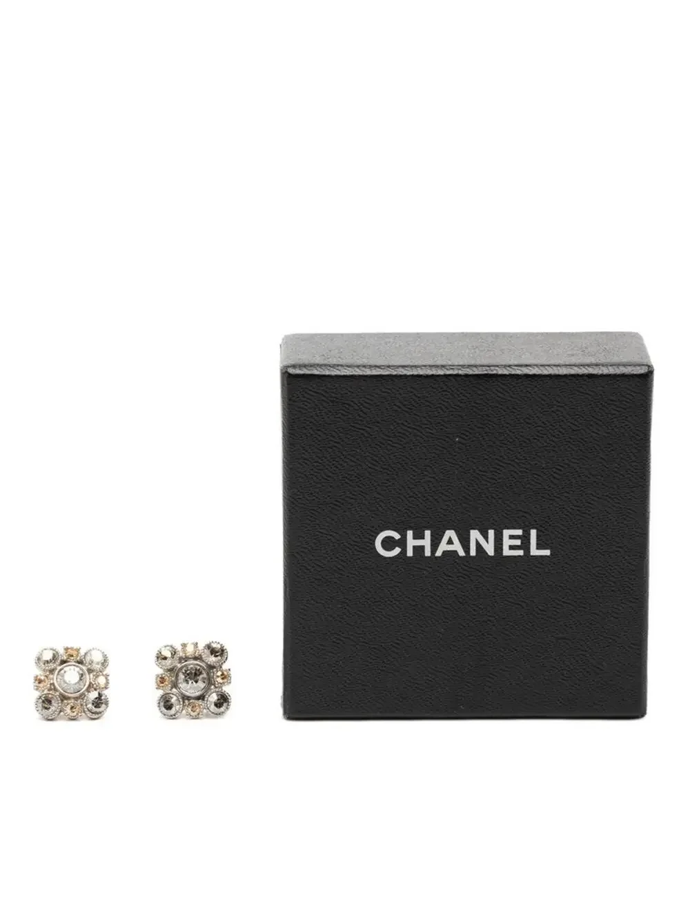 Chanel Rhinestone Earrings Metal And #287690C71B